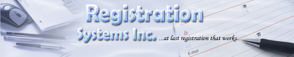 Registration Systems Incorporated an online event registration software